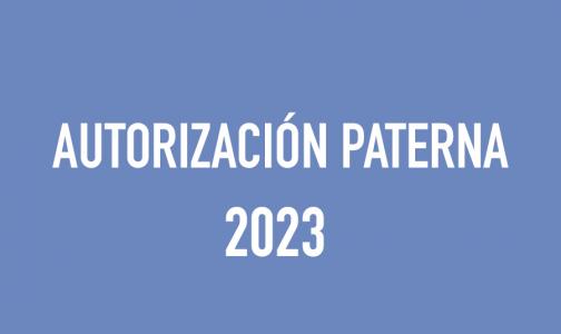 AUTORIZACIÓN PATERNA