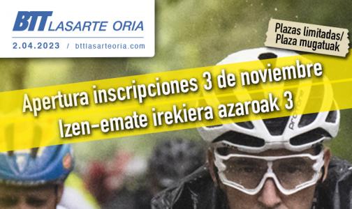 Abrimos inscripciones - 3 de noviembre 2022